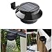 Produktbild VENMO Solarenergie Waschbecken Lampe 3LED Solar Zaun Licht Traufe Solar Street LED Garten Rasen Haus Anzahl Licht im Freien Licht Solarbewegungs-Sensor beleuchtet im Freien Solarlichter Sicherheitslichter für Patio Garten Portal Zufahrtsweg (A)