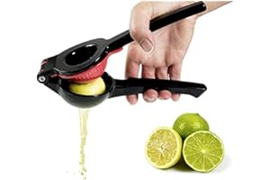 ESSGES SQUEEZY – spremiagrumi e limoni – alluminio pressofuso – Metallo Black Edition