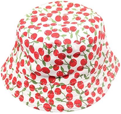 Toddler Infant Kids Sun Cap ❤️❤️ Summer Camouflage Floral Pattern Printed Hats Outdoor Baby Girls Boys Sun Beach Cotton Hat for 2-6 Years Old Bucket Hats Sun Helmet Cap (Red)