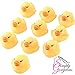 20 X Mini Yellow Bath time Squeaky Rubber Ducks