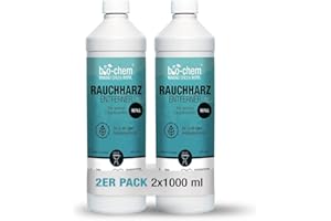 ‎BIO-CHEM CLEANTEC Bio-Chem Rauchharz-Entferner – 2X 1000 ml - Backofen- und Grillreiniger Konzentrat für Gasgrill, Edelstahl, Gusseisen u.v.m. - Extrem kraftvolle Formel gegen hartnäckige Ablagerungen - Made in DE