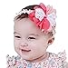 Set of 3 Beautiful Baby Girl Headband Cute Flower Toddler Accessory Pink&Red 1Y