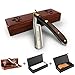 Produktbild A.P. Donovan - Rasiermesser Set | Geschenkset | individuell kombinierbar für die perfekte Rasur - Professionelles Mahagoni Rasiermesser, Streichriemen + Schleifstein