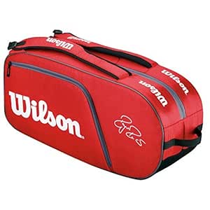 wilson federer team 6 pack tennis bag
