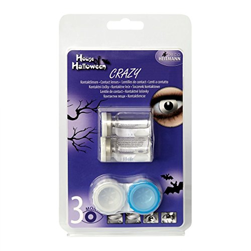 Preisvergleich Produktbild Brauns-Heitmann 7178 - Crazy Kontaktlinsen, wei, 1er Pack