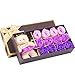 Produktbild Seifenblume 12 STÜCKE Romantische Rose Seife Blume geschenkbox mit Plüschtier Spielzeug Bär Puppe Küche Haushalt Wohnen Bastel Malen Nähen Blumengestecke