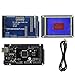 Price comparison product image SainSmart MEGA2560 R3 Black + 3.2" TFT + TFT Shield for Arduino UNO MEGA R3 Mega2560 Duemilanove Nano Robot XBee ZigBee