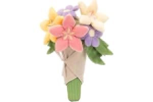 DONGCILL Peluche Bouquet Piante,Fiori di Peluche,Fiori realizzato a mano,Graziosa decorazione da scrivania per la festa a mamma, San, donne, cruscotto 'auto da