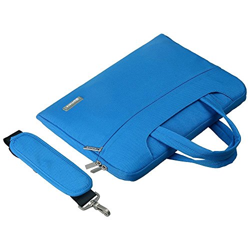 Qishare 11 6-12 Zoll Multifunktions-beweglicher d  nner heller Laptop-Schulter-Beutel-Aktenkoffer-Notizbuch-Computer-Taschen-Kasten Ultrabook Netbook 