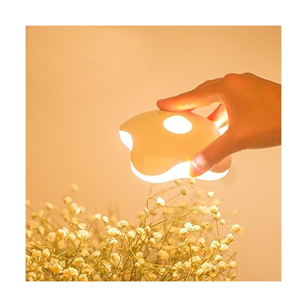 Skitic Automatic LED Night Light, Four-leaf Clover Designer Night Control Lamp with Dual Infrared Motion Sensor Activated Battery Operated Human Body Induction and Wall Sconce Lights Bedside Lighting Cabinet Lamp for Stairs Corridor Bathroom Bedroom Children Room (AAA Batteries Not Included) - Image 6
