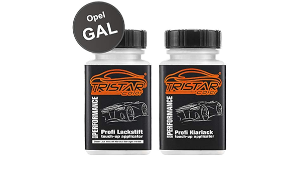 Tristarcolor Autolack Lackstift Set Fur Opel Gal Technical Grey Metallic Karbongrau Metallic Basislack Klarlack Je 50ml Amazon De Auto