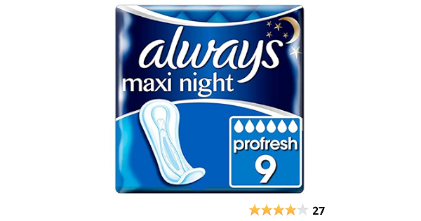 Always Maxi Night - 9 Pack Incontinence 