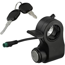 Verrou De Porte électrique De Rechange Pour Trottinette KUKirin G4 – Acier + Plastique, Avec 2 Clés
