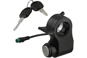 babominimer Adatto per Kukirin G2 Pro/G2 Max, interruttore di avviamento per scooter elettrico, acceleratore con chiave elettrica, serratura per scooter elettrico, 5 pin in plastica