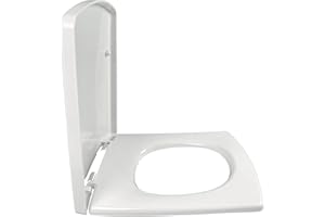 Asiento Jacob delafon - Escale E70004 - Thermodur con descenso progresivo y desmontable, bisagras metálicas. Color Blanco