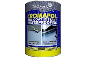 MAKINA Cromapol Grey Acrylic One Coat Roof Sealant Paint 2 x 5Kg