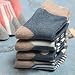 4 Pairs Baby Kids Newborn Infant Toddler Cute Cotton Socks (S / (6-12) Months, blue)