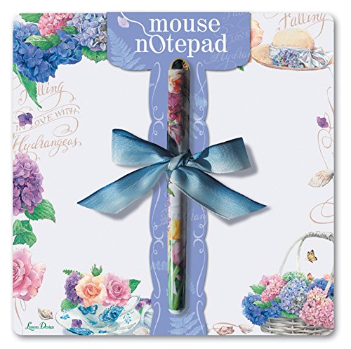 Preisvergleich Produktbild Lissom Design Maus Note Pad, Hortensie