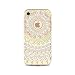 Produktbild KSHOP Hülle Crystal Case Schutzhülle für iphone 6/iphone 6s 4.7" Hülle TPU Silikon Schlank Durchsichtig Transparent kratzfeste stoßdämpfende - Mandala Türkis gelb