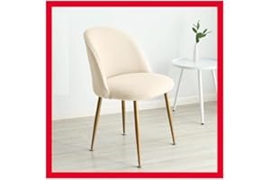 HOOWARM Fundas Elásticas de para sillas de Comedor 1/2/4/6 Piezas Funda para Silla de Oficina de sin reposabrazos semicírculo,nórdica Moderna Arco para Silla,Funda para Silla de Oficina