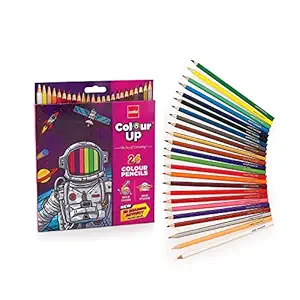 Cello ColourUp Colour Pencil Set | Pack of 24 | Multicoloured | Colouring Set for Kids and Art Lovers | Drawing Colours for Kids | Colour Pencils Set | Cello Stationery