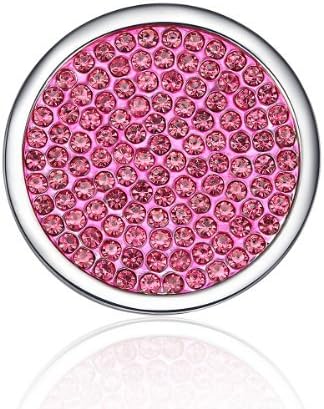 Interchangeable Coin for Interchangeable Pendant Necklace -Pink - (pendant not included)
