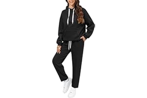 BAUENIEROY women's clothing 2025 Lounge Wear Sets For Women UK Tracksuit Full Set Wear 2 Piece Ladies Fall Fleece Tracksuits Comfort Long Sleeve Hoody Coat Tops Trousers Fashion Autumn Winter Clothing