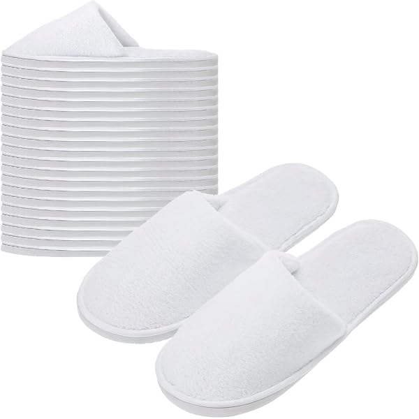 Zapatillas De Spa Desechables - Pack De 20 Pares, Antideslizantes, Talla Unisex, Gris