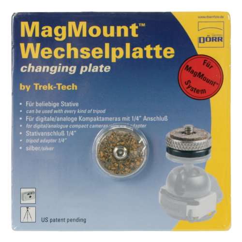 Drr Mag Mount Wechselplatte silber Magnet Schnellwechselsystem