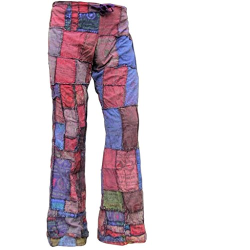 Preisvergleich Produktbild Patchwork Sommerhose, dunkelbunt, XL