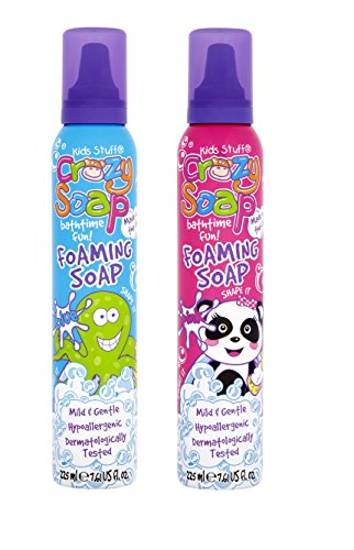 Kids Stuff Crazy Soap Pink Panda & Blue Octupus Foaming Soap 450ml