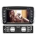 Produktbild YINUO 7 Zoll 2 Din Touchscreen In Dash Autoradio Moniceiver DVD Player GPS Navigation mit kapazitivem Bildschirm 1080P OEM Stecker Canbus für Mercedes-Benz C class W203(2000-2005) / Mercedes-Benz Clk -C209 / W209(1998-2004.5) / Mercedes-Benz Viano/Vito W639 (2004-2006) / Mercedes-Benz Vaneo(2002-2005)/ Mercedes-Benz G-W463(1998-2004) /Mercedes Benz A-Class W168 (1998-2002) , + Rückseiten -Kamera ¡