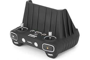 RC GearPro Mini 3 Pro RC Controller Silicone Protective Cover Case - Anti-Scratch Anti-Slip Protector Cap Sleeve Compatible for DJI Mavic Mini 3 Pro RC Remote Control Accessories (Black with Sunshade)