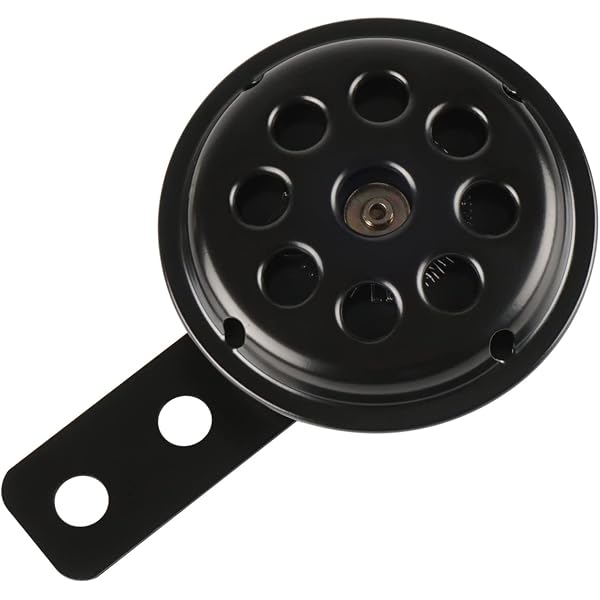 Klaxon De Moto Universel 12V 105 DB - Étanche, Chrome - Diamètre 85 Mm - Pour Moto, Scooter, Voiture