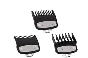 ZHOWYEEMENG 3 Pcs Hair Clipper Guards, Precision Attachment Comb -1.5mm, 3mm, 4.5mm, Hairdressing Accessories, Positioning Comb Suitable for Most Hair Clippers