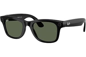 RAY-BAN Meta Gen 2 Wayfarer - AI Glasses for Men & Women - Shiny Black - L (1 Year manufacturer warranty)
