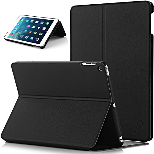 Forefront Cases Apple iPad Air Funda Carcasa Stand Smart Case Cover - Ultra Delgado y Protección Completa del Dispositivo con Función Auto Sueño/Estela (Negro)