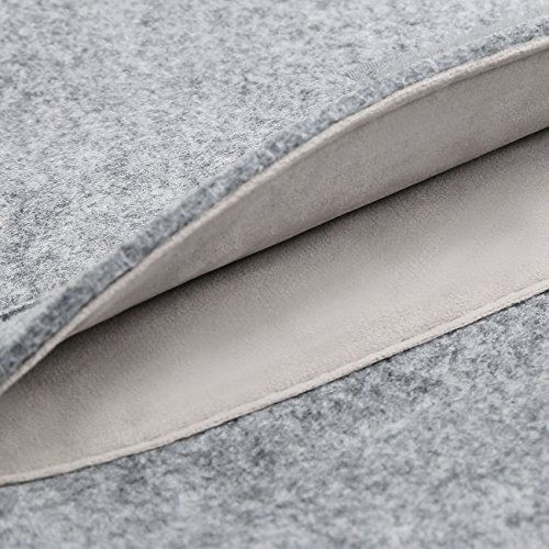 Inateck 13 3 Zoll Macbook Air Pro Retina 12 9 Zoll iPad Pro Filz Sleeve H  lle Ultrabook Laptop Tasche Farbe  Grau