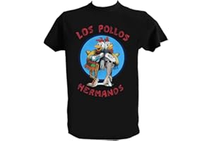 GENERICO T Shirt Los Pollos Hermanos Uomo Bambino Breaking Bad Maglietta Heisenbergm Serie TV