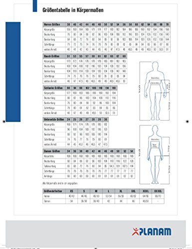 2132 Planam Latzhose Canvas 320 weiß - 2