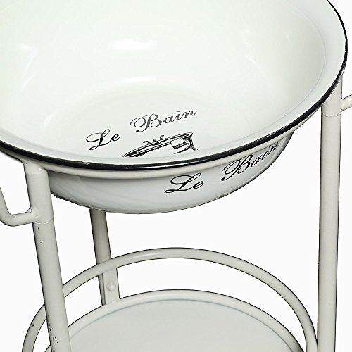 Landhaus Waschtisch, Waschset, Schmiedeeisen, Emaille, Nostalgie Waschset - 2