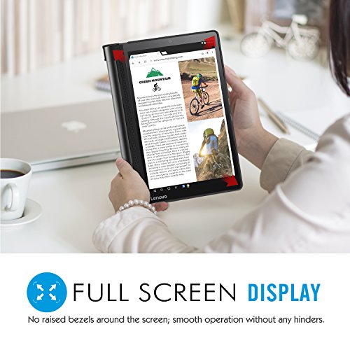 MoKo Lenovo YOGA Tab3 Plus 10.1 Hülle – Ultra Leightweight Slim Schutzhülle Smart Cover für Lenovo YOGA Tab 3 Plus (YT-X703F) 10.1 Zoll 2016, Schwarz (nicht für Yoga Tab 3 10.1) - 8