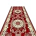 Produktbild Q.AWOU Carpet Runners Flur Läufer Teppich Eingang Teppich Traditionelle Anti-Rutsch-Anti-Statik-Anti-Schuppen ungiftig Waschbar, 7 mm Höhe (Farbe: A, Größe: 1,4 x 3 m)