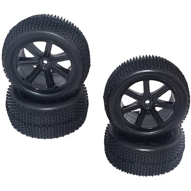 Set di pneumatici in gomma da 4 pezzi RC per auto 1/16