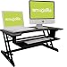 Produktbild B Steh-Sitz Schreibtisch höhenverstellbarer Aufsatz Laptop-Ständer Steharbeitsplatz Computertisch Laptoptisch 76x54x16~39cm.