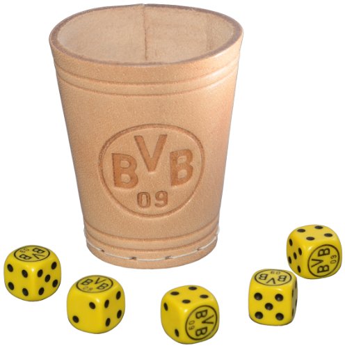 Preisvergleich Produktbild Teepe 14130 - Borussia Dortmund Würfelbecher +6 Würfel