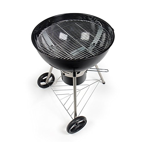 Rustler RS-0876 Holzkohle Kugelgrill, 58 cm, schwarz, 57 x 57 x 106 cm - 2