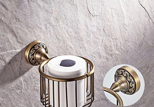 ZJHZXM GRJH® Antique Copper Towel Paper Towel Holder Bathroom Toilet Paper Towel Box Roll Paper Towel Toilet Paper Box Toilet Paper Creativity,Easy to clean