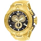 Invicta Subaqua Herren-Armbanduhr Armband Edelstahl Gold Schweizer Quarz 27676
