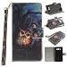 Produktbild Nancen Samsung Galaxy J5 2016 / SM-J510X (5,2 Zoll) Handytasche/Handyhülle. Flip Etui Wallet Case in Bookstyle - Premium PU Lederhülle Hülle Cover Mit Lanyard/Strap, Standfunktion